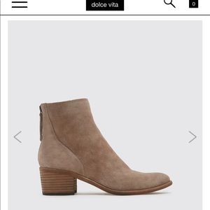 Dolce Vita CASSIUS suede bootie. Size 8